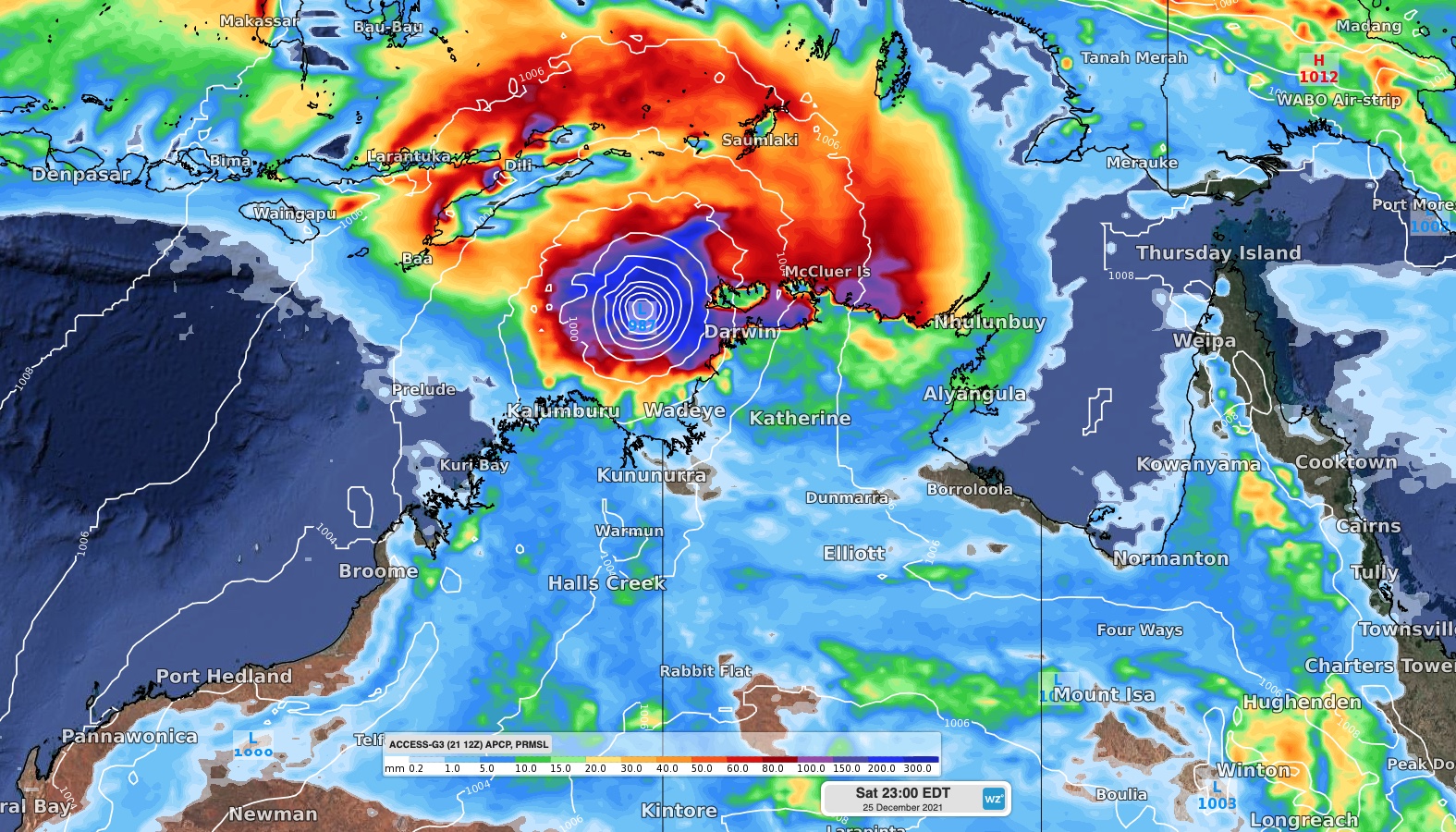 Christmas tropical cyclone threat looms